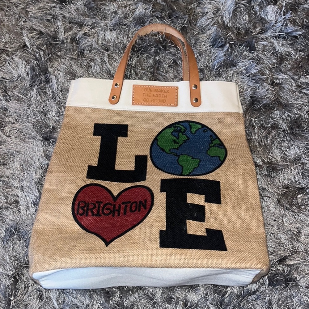 Brighton Love The Earth Shoppers Tote Bag